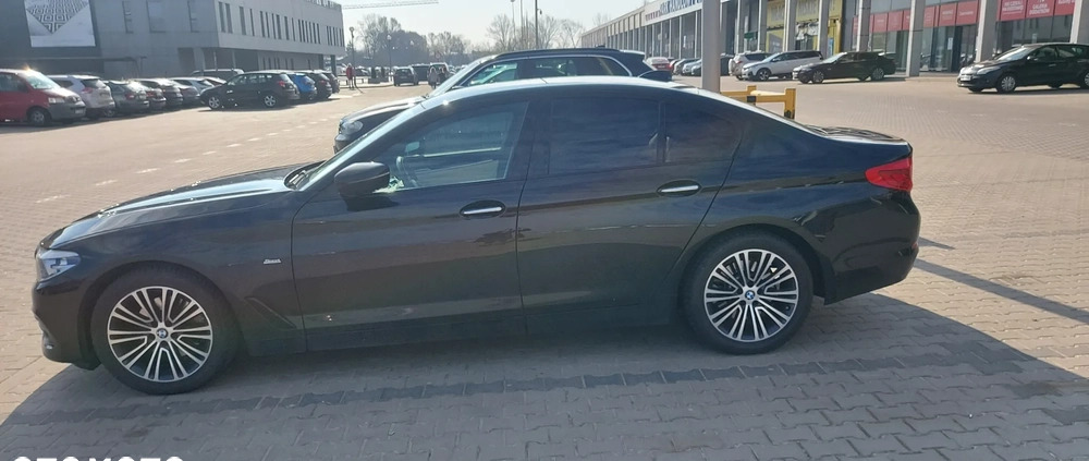 BMW Seria 5 cena 125000 przebieg: 86500, rok produkcji 2018 z Warszawa małe 92